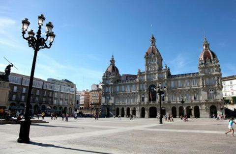 Apartament Apartamento En Pleno Centro A Coruña Zewnętrze zdjęcie